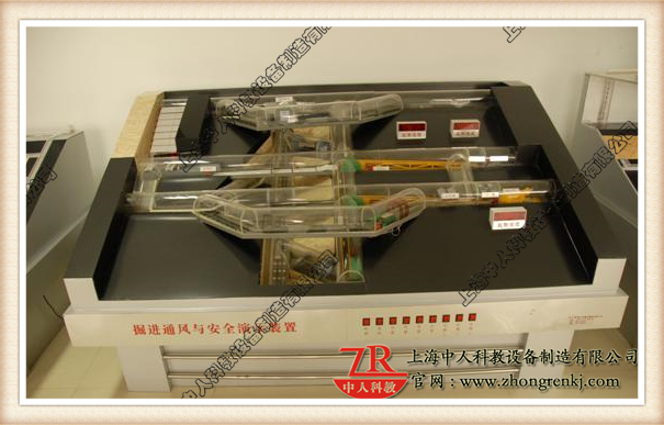 掘進(jìn)與通風(fēng)工作面生產(chǎn)安全演示裝置