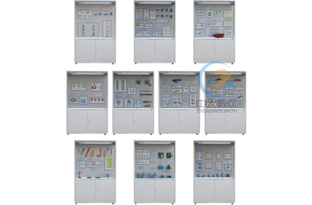 《焊、鉚工工藝學》陳列柜,焊、鉚工工藝學教學陳列柜