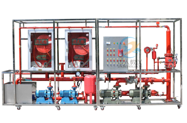 消火栓滅火系統實訓裝置,消防管道及泵綜合實訓臺