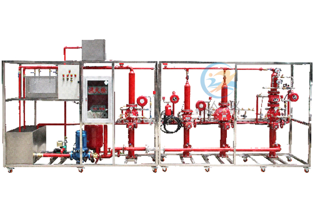 預作用噴淋滅火實訓裝置,建筑消防系統演示系統