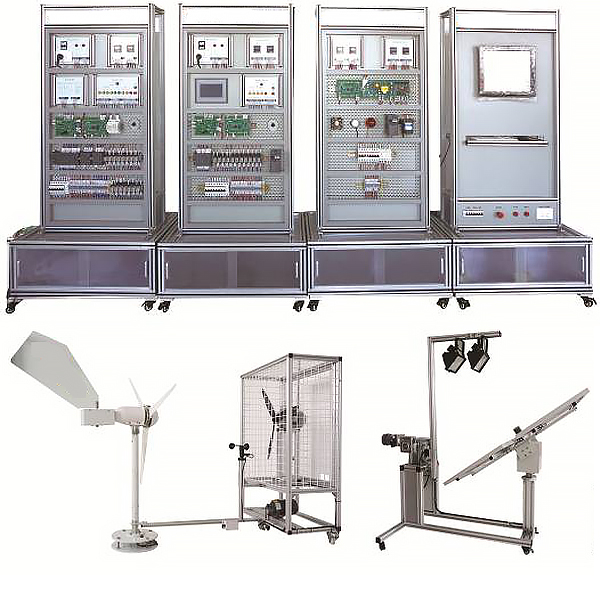 中人ZRFG-PV04風光互補發電實訓系統 中人ZRFG-PV04風光互補發電實訓系統