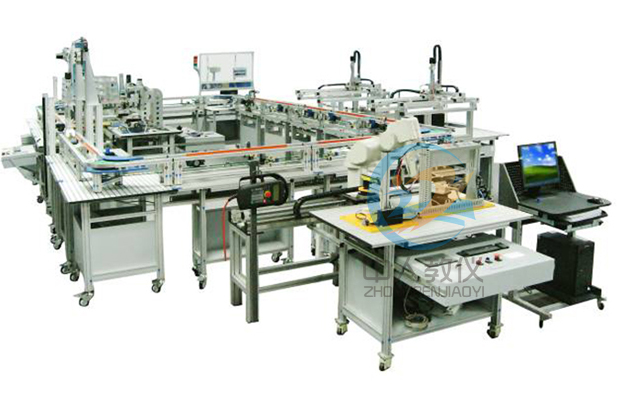 機電一體化柔性生產實訓系統,環形自動生產線實訓裝置